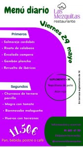 menu diario