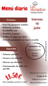 Menu diario