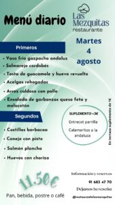 Menu diario