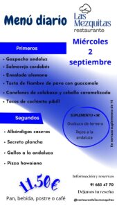 Menu diario