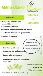 Menu diario